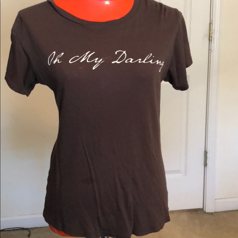 ‘Oh my darling’ t shirt.